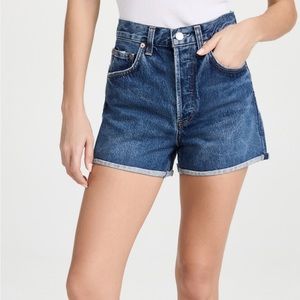 BNWT AGOLDE Dee High Rise Rolled Hem Shorts